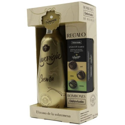 Crema de Orujo Ruavieja Gold + Bombones 70cl