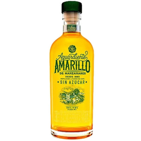 Aguardiente Amarillo de Manzanares Sin Azucar 70cl