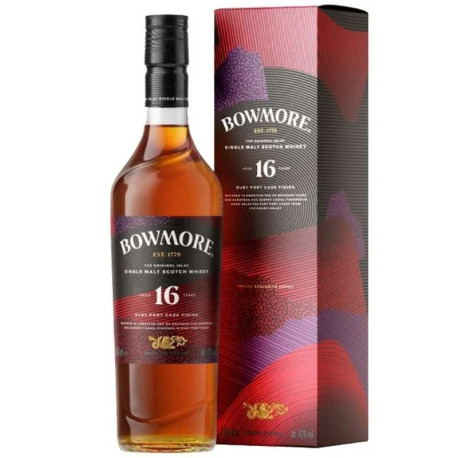 Bowmore 16 Years Old Ruby Port Cask Finish 70cl Bowmore 16 Years Old Ruby Port Cask Finish 70cl