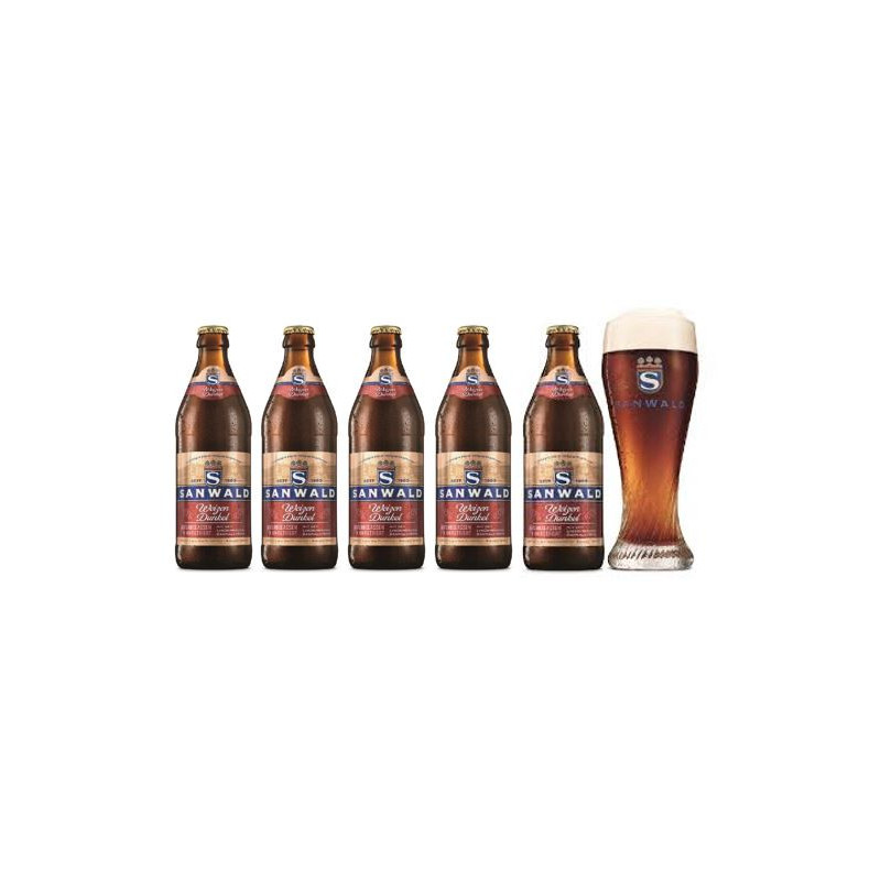 Caja 5 sanwald Dunkel + 1 vaso gratis