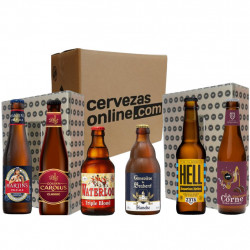 Pack combo degustación 6 cervezas de 6 estilos diferentes. Trigo, Pale Ale, Double, Tripel, Quadruple, Hell.