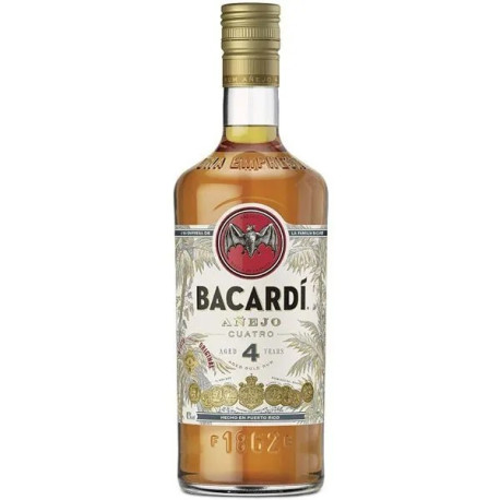 Bacardi Añejo 4 Years Old 1L Bacardi Añejo 4 Years Old 1L