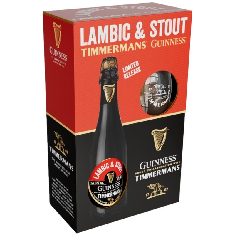 Estuche Timm. Lambic And Stout 1 Botella 37,5cl + Copa