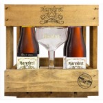 Estuche Madera Maredret 4 Botellas 33cl + Copa Estuche Madera Maredret 4 Botellas 33cl + Copa