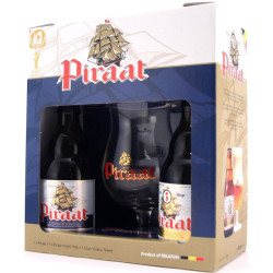 Estuche Piraat 2 Botellas 33cl + Copa