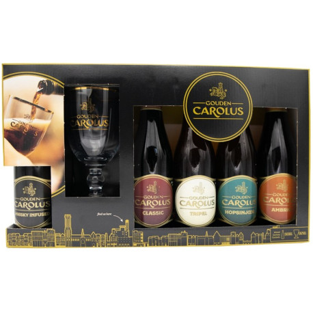 Estuche Carolus 5 Botellas 33cl + Copa Estuche Carolus 5 Botellas 33cl + Copa
