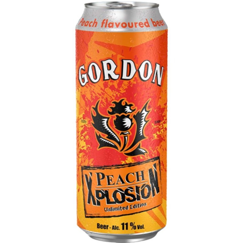 Gordon Xplosion Peach Lata 50cl